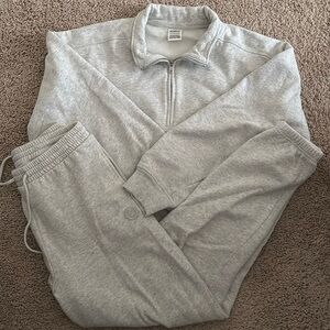 Victoria’s Secret/PINK Quarter-zip & sweatpants set